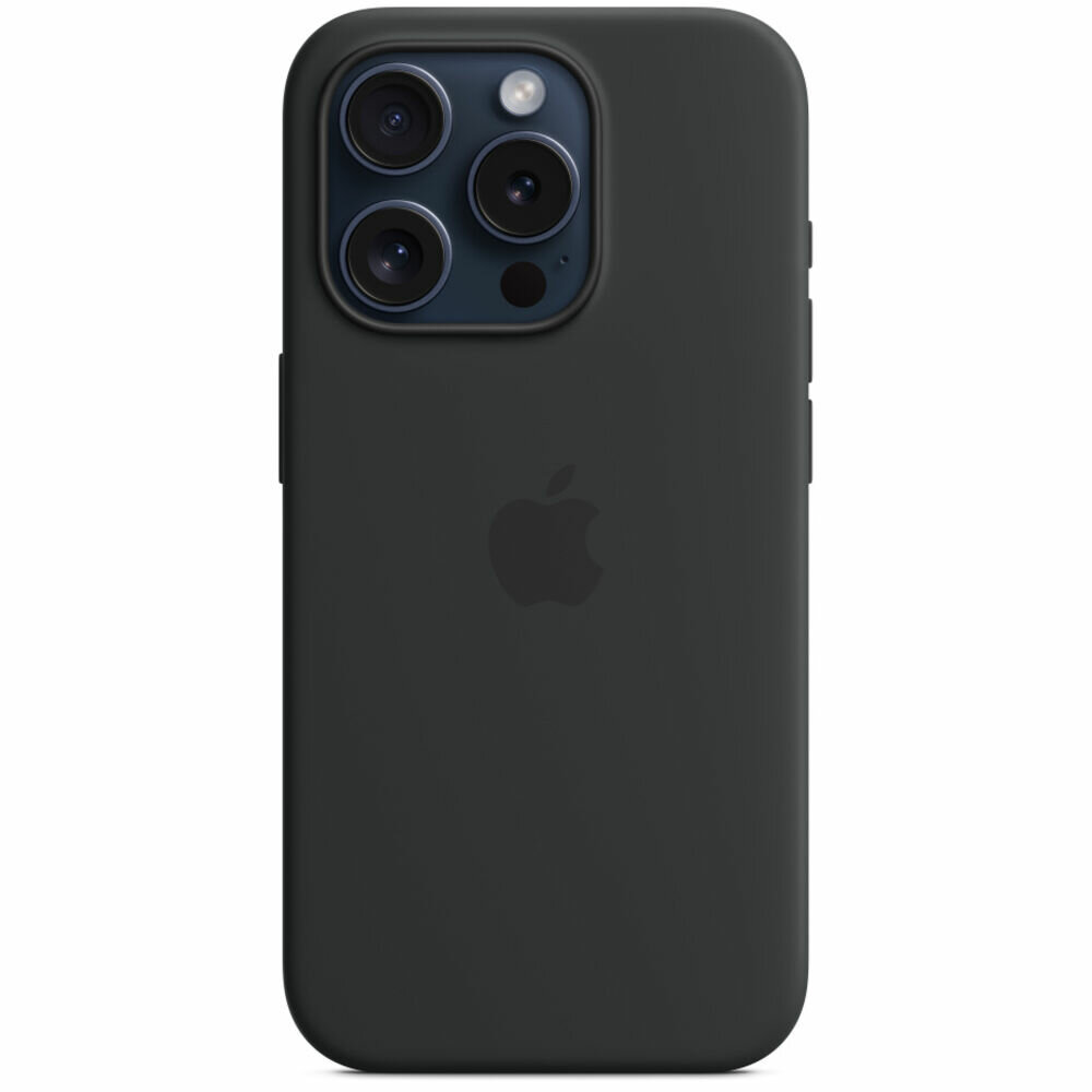 Чехол оригинальный Apple для Iphone 15 Pro Silicone Case - Midnight - фото №2