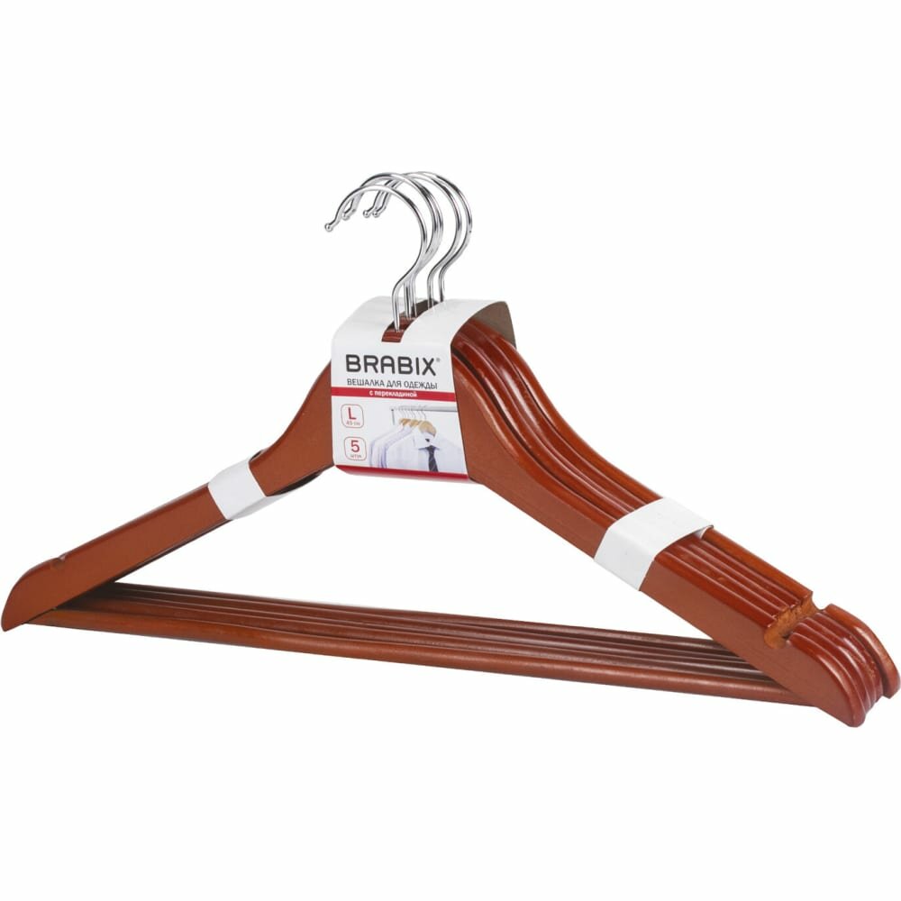 фото Вешалки-плечики BRABIX Стандарт