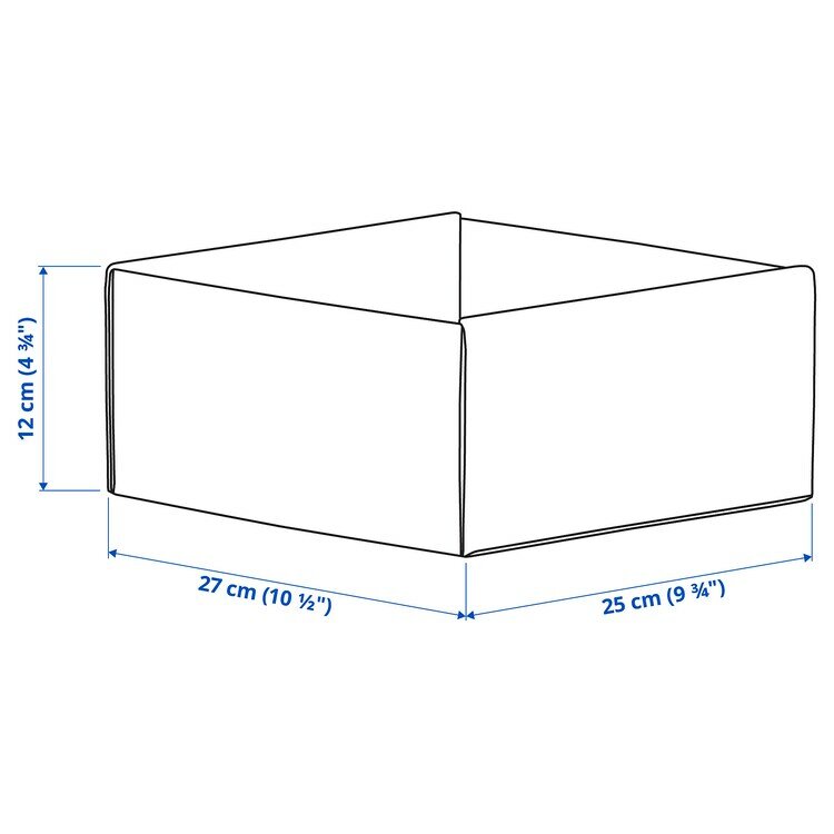 Набор коробок, IKEA KOMPLEMENT, 25x27x12 см, 2 штуки - фотография № 4