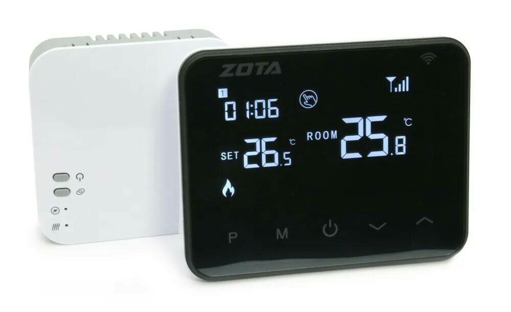 Термостат комнатный беспроводной ZOTA ZT-20W Wi-Fi