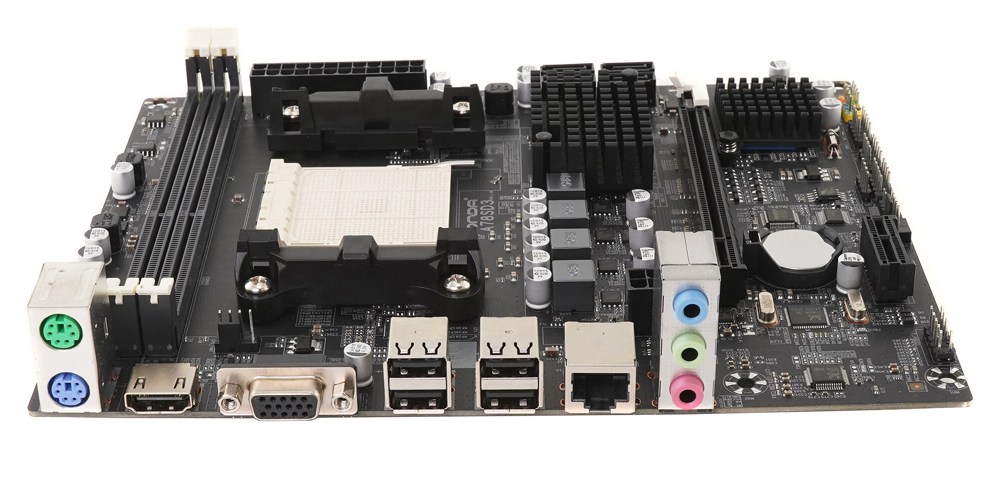 Материнская плата ONDA MB-780-B AM3, AMD A78, AMD RS780+SB710/700, DDR3, Micro-ATX OEM — фото 2