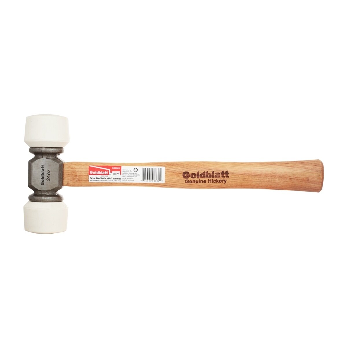 Двусторонняя мягкая киянка Goldblatt Double-Face Soft Hammer 680 гр G08302