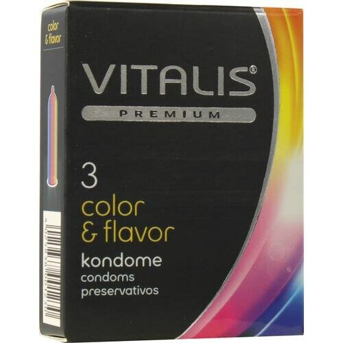 Презервативы Vitalis Premium color&flavor 3 шт.