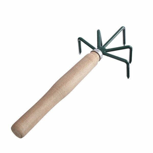 Рыхлитель, длина 25 см, 5 зубцов, деревянная ручка, Р-5 м - фотография № 2