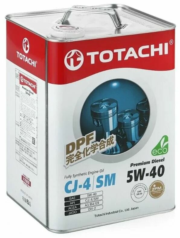 Масло моторное 5W40 TOTACHI 6л 11706 Totachi Dongfeng Captain T