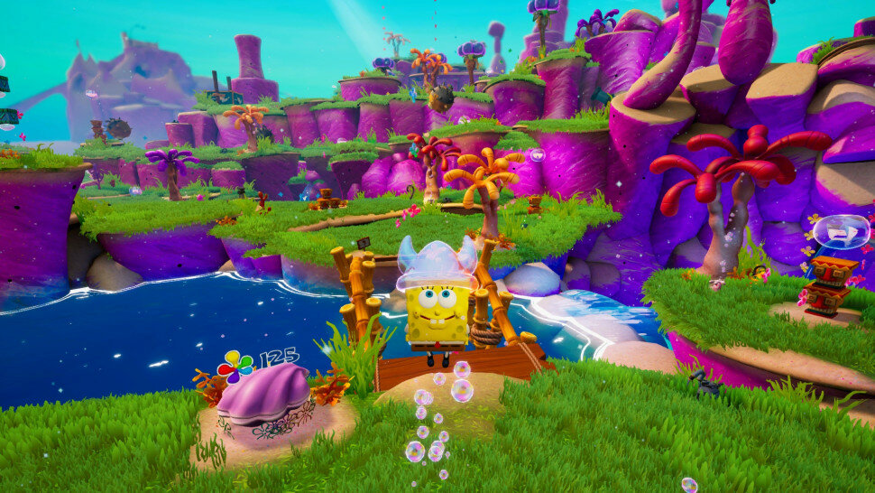 Игра SpongeBob Battle for Bikini Bottom Rehydrated для Xbox One/Series X|S (Турция) русский перевод электронный ключ