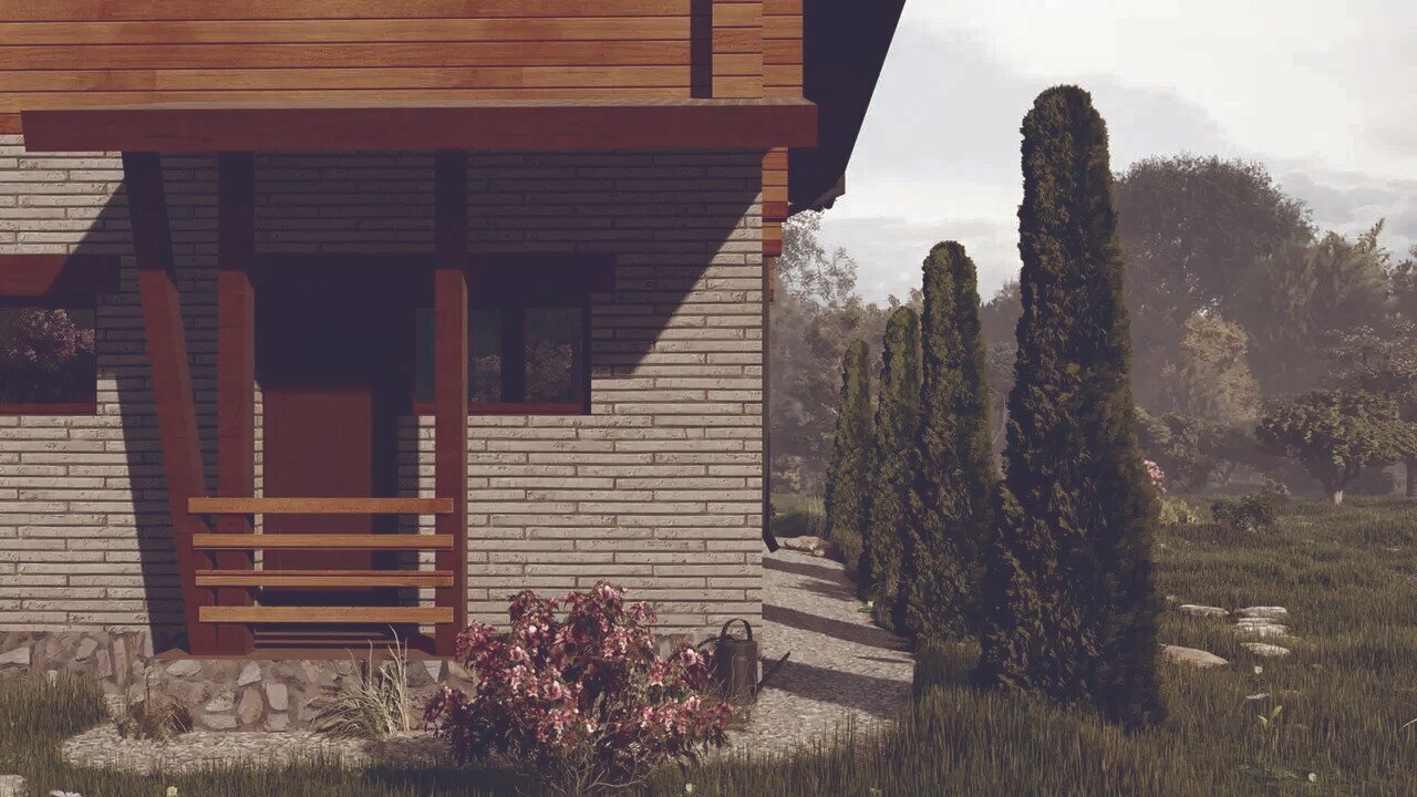 Проект дома ,с сауной, с мансардой с террасой, с балконом. - фотография № 6