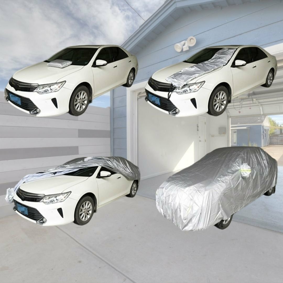 Тент чехол для легковых автомобилей XL ANYSMART — фото 6