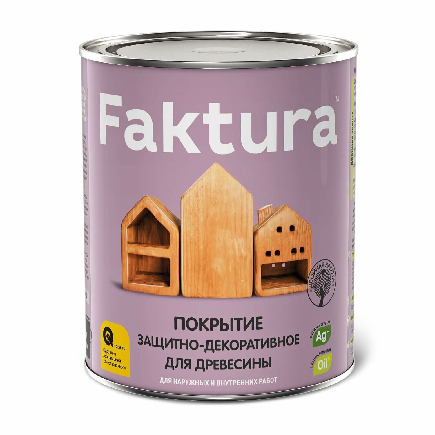 Антисептик для деревянных фасадов Faktura глянцевый (0,7л) тик