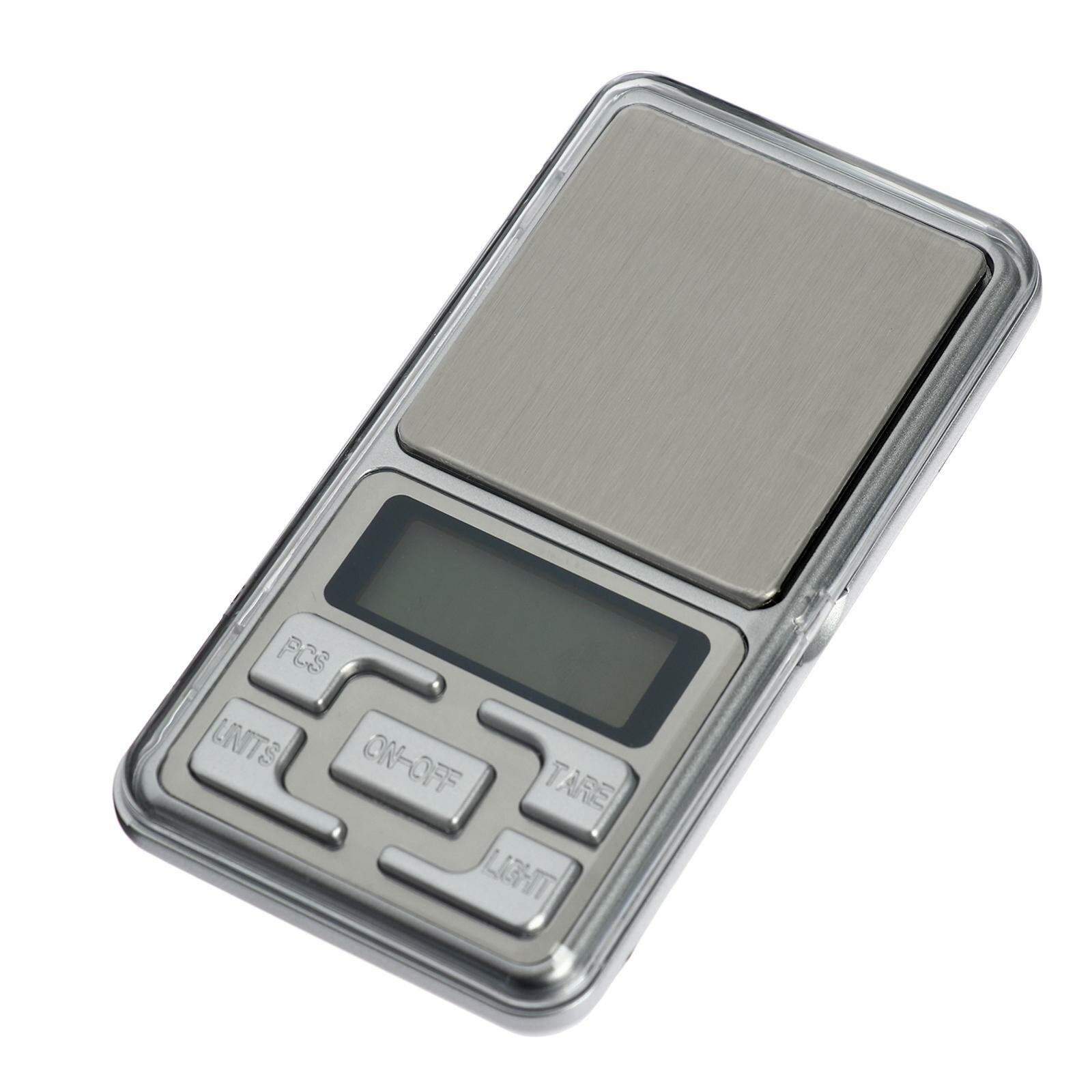 фото Весы Luazon LVU-01, портативные, электронные, до 500 г, серые