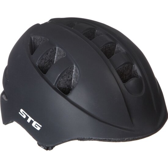 Stg Шлем , модель MA-2-B, размер XS(44-48)cm черн, с фикс застежкой.C Фонариком в застежке