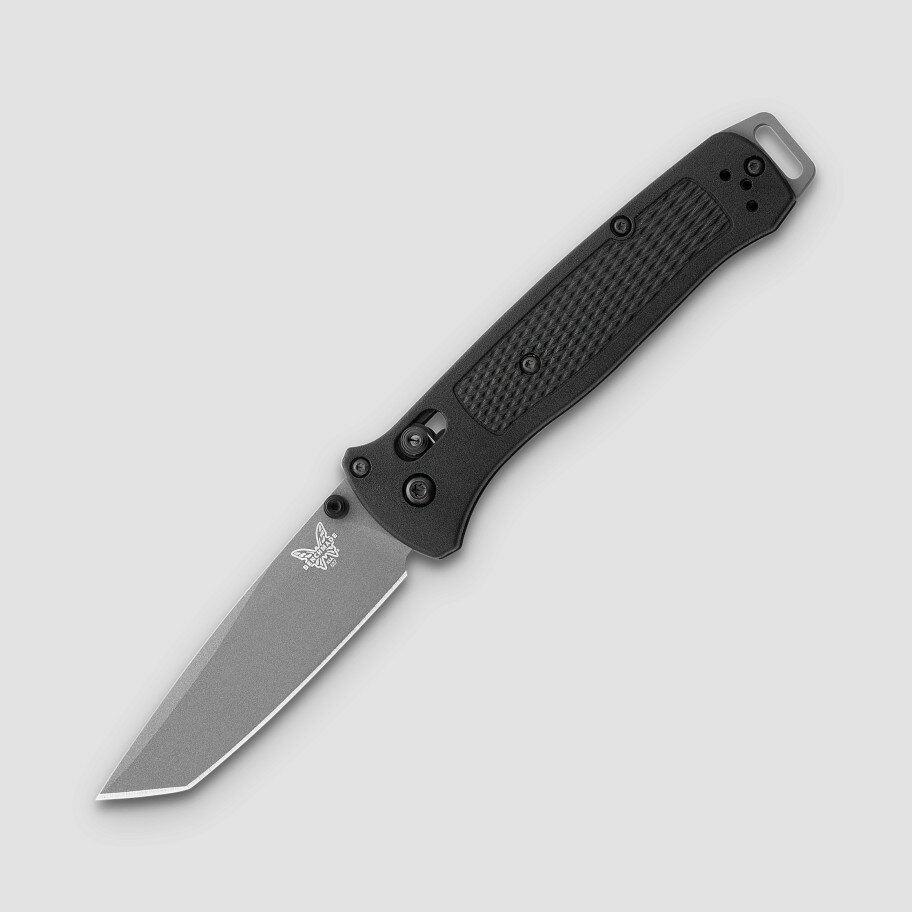 BENCHMADE Нож складной «Bailout Gray Cerakote Tanto», длина клинка: 8,6 см, материал клинка: сталь порошковая Crucible CPM 3V, материал рукояти: Grivory BM537GY