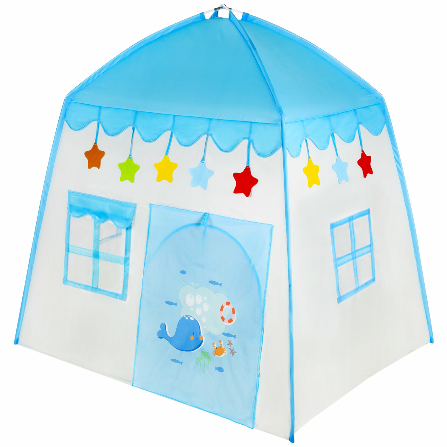 Детская игровая палатка-домик, 100x130x130 см, BRAUBERG KIDS, 665169, 1шт в компл.
