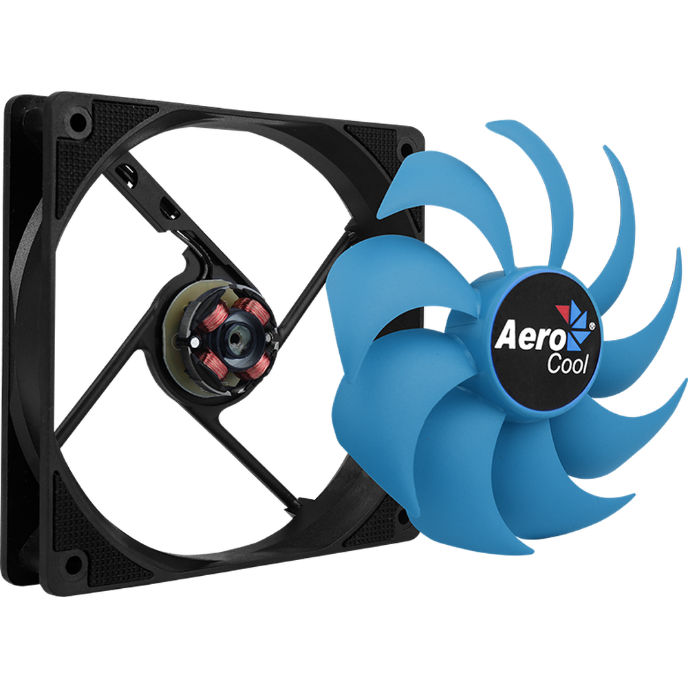 Вентилятор 120мм AeroCool Motion 12 Black Ret