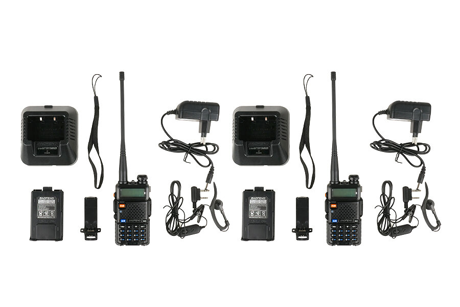 Комплект рации Baofeng UV-5R 2 (BF-5RDUO)