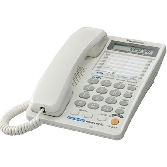 Проводной телефон PANASONIC KX-TS2368RUW белый