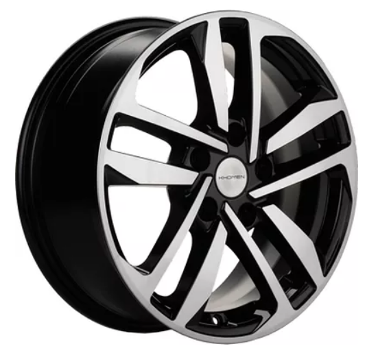 Колесный Диск Khomen Wheels KHW1612 (Qashqai/Tiida) 6,5x16 5x114,3 D66,1 ET40 Black-FP