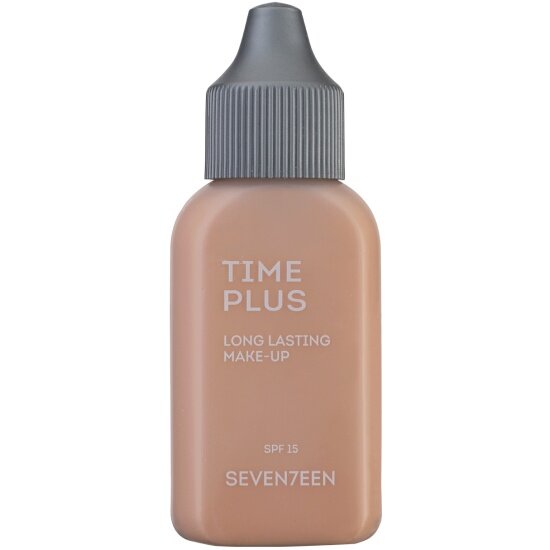 Тональный крем длительного действия SEVENTEEN Time Plus Longlasting Make Up, тон 5 темно-бежевый