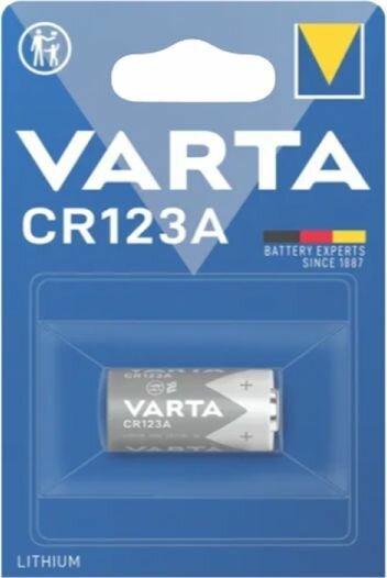 CR123A Батарейка VARTA Professional BL1 Lithium, 1 шт.