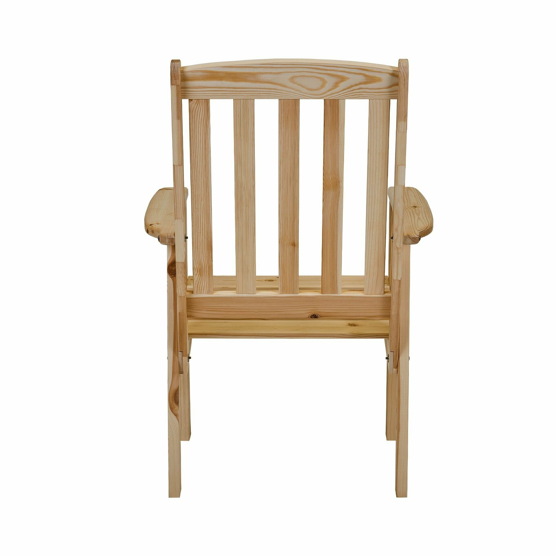 Кресло деревянное для сада и дачи с высокой спинкой, розенборг - фотография № 3