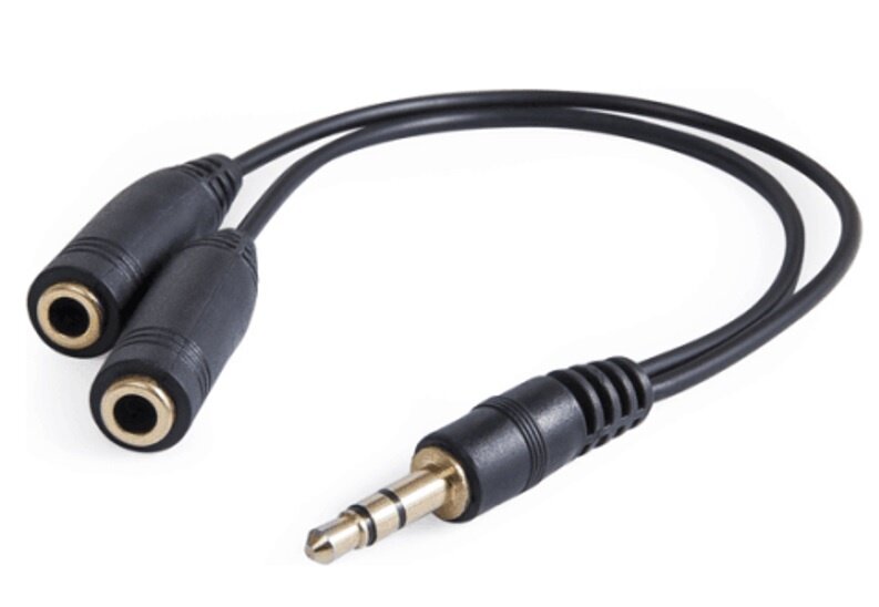 фото AVS A07161S Кабель AVS аудио разветвитель 3,5 jack - 2 х 3,5 jack аудио AU-622