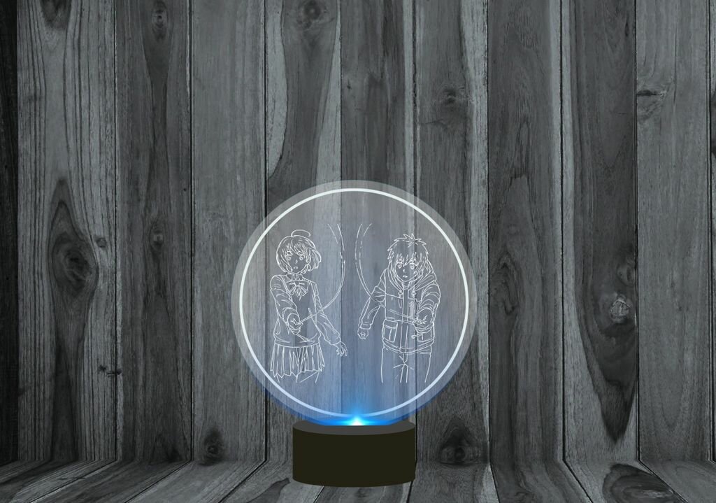 3D светильник, ночник по аниме Твоё Имя, Your Name №2