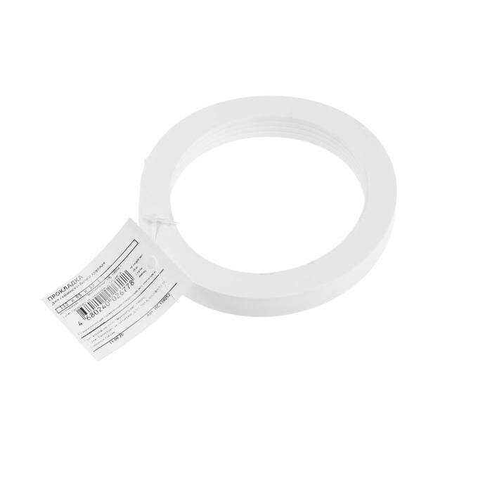 фото Прокладка под смывной бачок Masterprof ИС.130252, круглая, 112 х 85 х 13 мм, белая