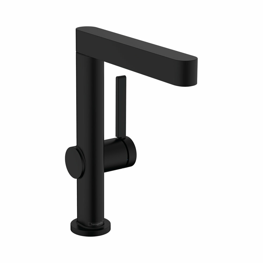 Finoris Смеситель для раковины однорычажный 230 с поворотным изливом со сливным клапаном Push-Open, 76060670