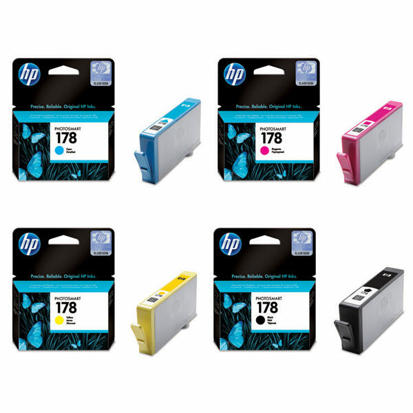 фото Картриджи HP 178 Black Cyan Yellow Magenta комплект оригинал