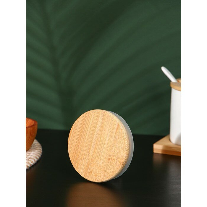 Крышка для чайника BellaTenero «ЭКО», d=8,6 см (7,5 см), бамбук - фотография № 1