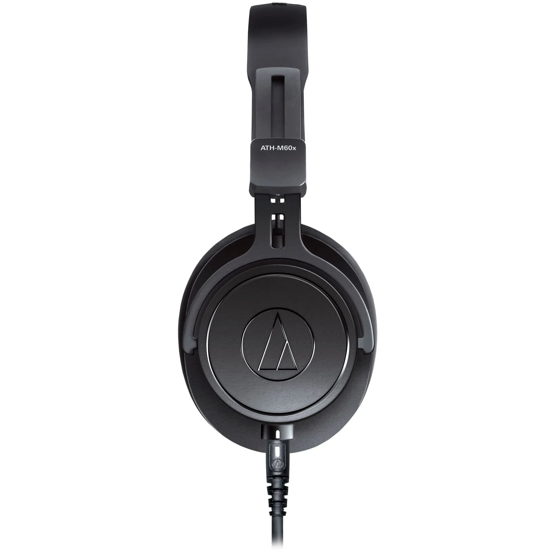 Наушники AUDIO-TECHNICA ATH-M60X, 3.5 мм/6.3 мм, накладные, черный [80000093] - фото №4