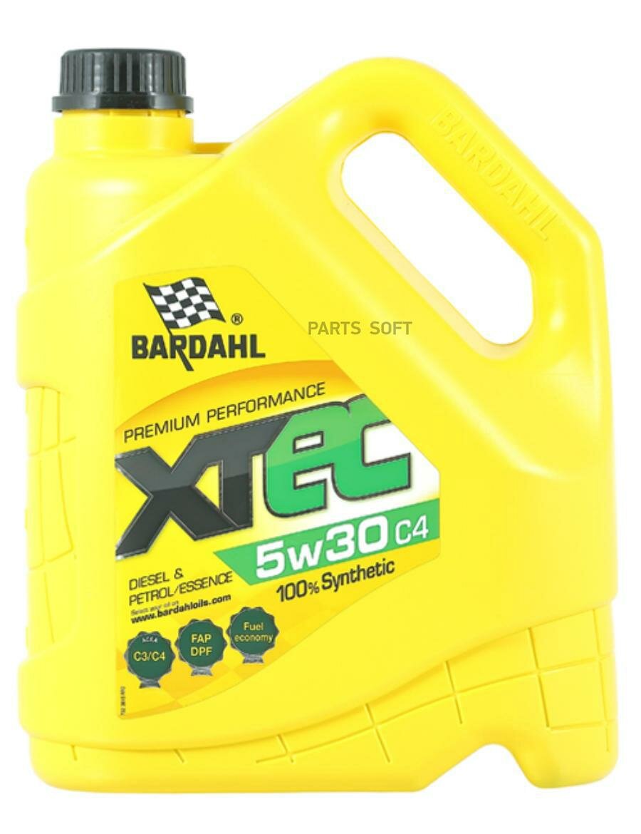 5W30 XTEC C4 4L (синт. моторное масло) BARDAHL BARDAHL / арт. 36152 - (1 шт)