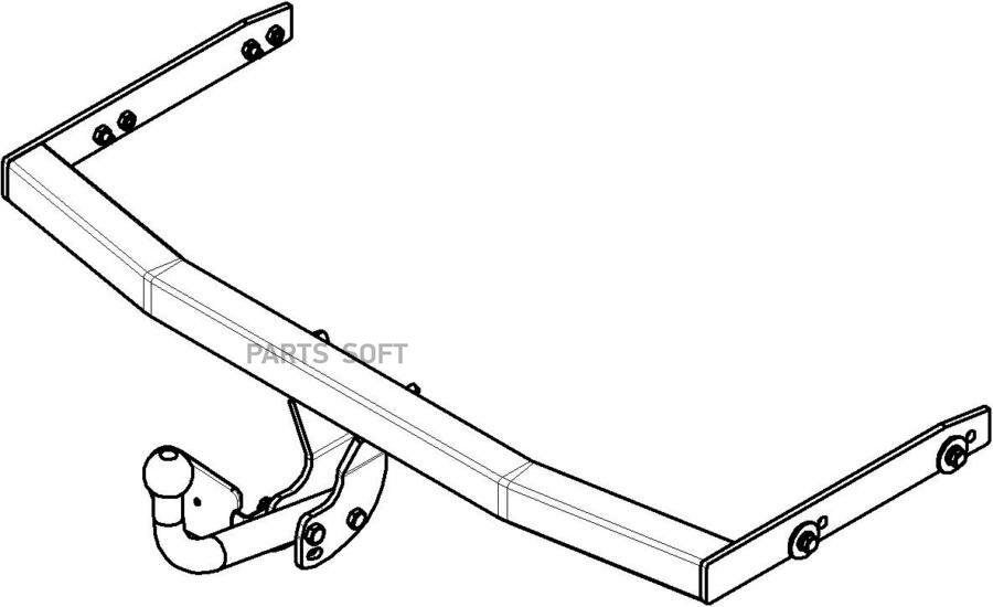 фаркоп тип шара a a3, a3 except qattro hb(3-5d) 1996-2002 avtos sk 04