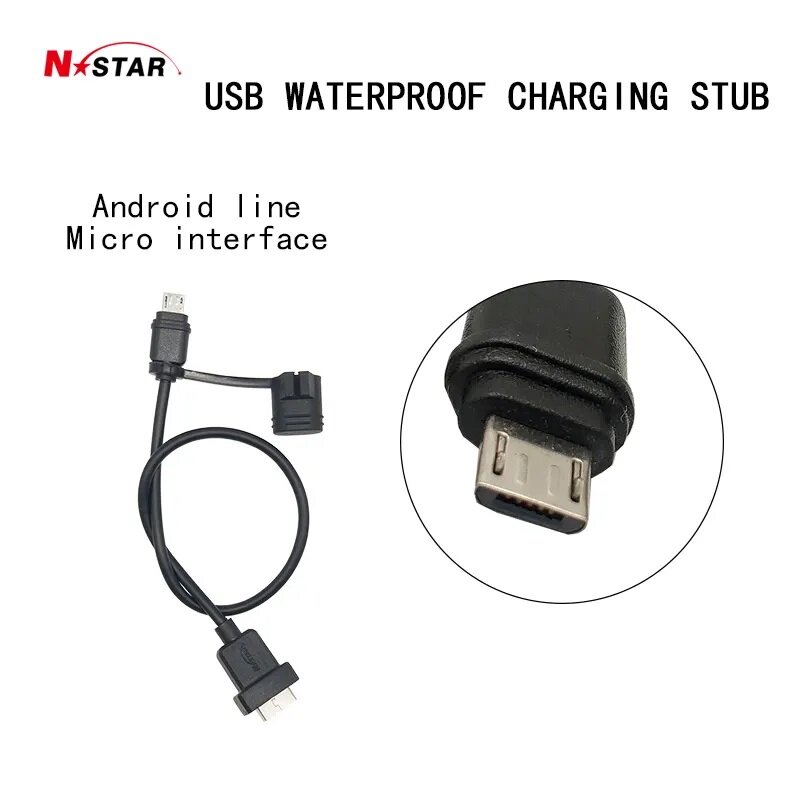 Кабель N-Star USBA-microUSB. 30 см, водонепроницаемый (NS-ADC)