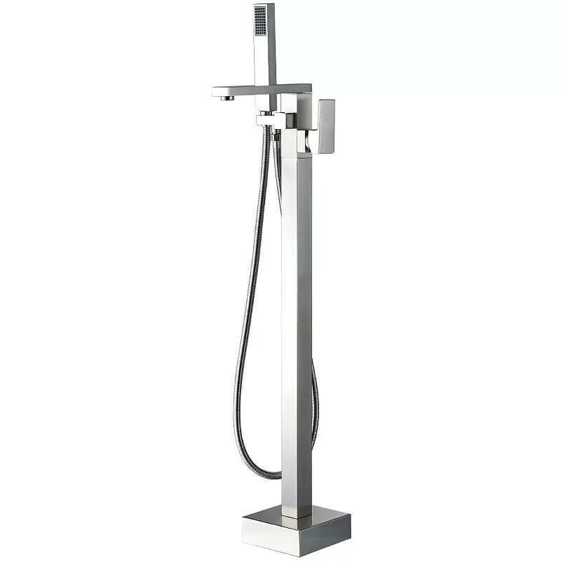 Напольный смеситель для ванны с душем BOCH MANN Albano Brush Nickel BM8924 матовый никель