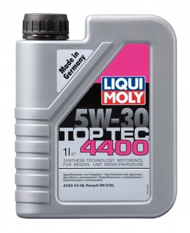 Синтетическое моторное масло LIQUI MOLY Top Tec 4400 5W-30