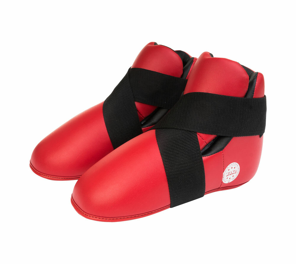 Футы: Защита стопы (футы), Adidas WAKO Kickboxing Safety Boots красная, размер XL, артикул adiWAKOB01 (Размер: XL)