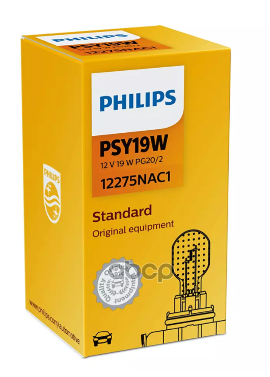 12v Сигнальная Лампа Psy19w Philips арт. 12275NAC1