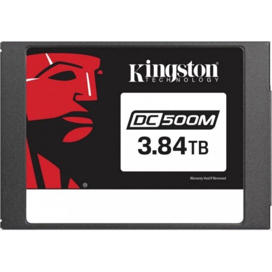 SSD диск KINGSTON 2.5" Enterprise DC500M 3.84 Тб SATA III NAND 3D TLC SEDC500M/3840G