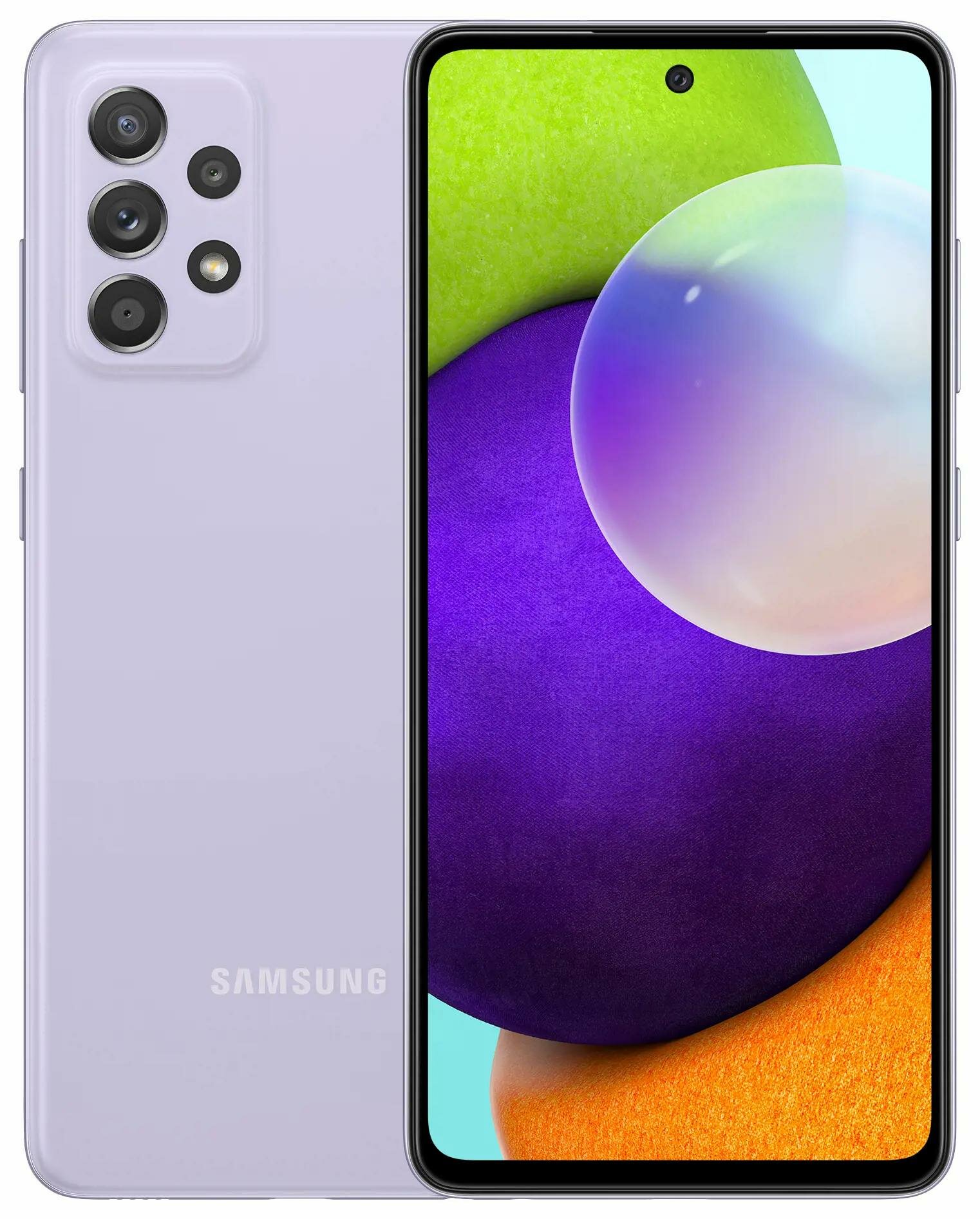 Смартфон Samsung Galaxy A52F SM-A525F 128Gb/6Gb, лавандовый