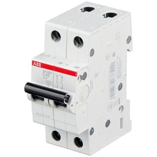   ABB 2P 63A (C) 4,5 kA SH202L