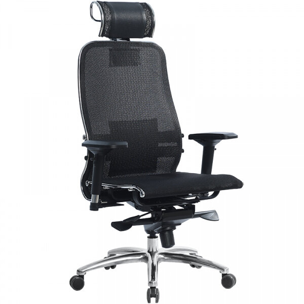 Кресло руководителя Метта Samurai S-3.04 обивка: текстиль, цвет: Черный плюс