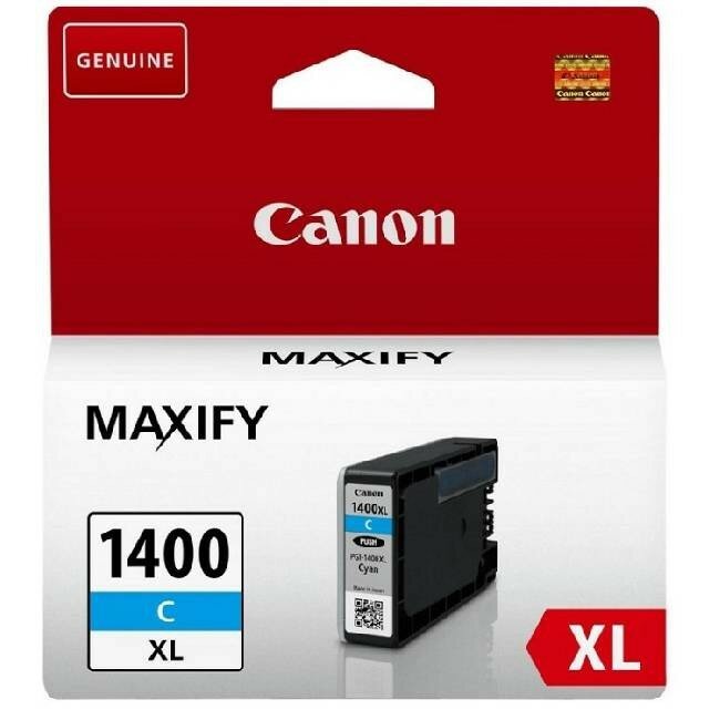 Canon PGI-1400XL C Картридж струйный для MAXIFY МВ2040 и МВ2340, голубой, 900 стр. GQ