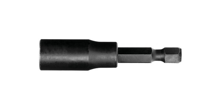 ЗУБР Бита с торцовой головкой 12мм, 1шт, удлиненная, хвостовик E 1/4", ЗУБР "профи"