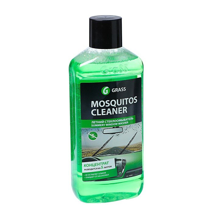 GRASS Омыватель стёкол Grass Mosquitos Cleaner летний, антимуха, 1 л