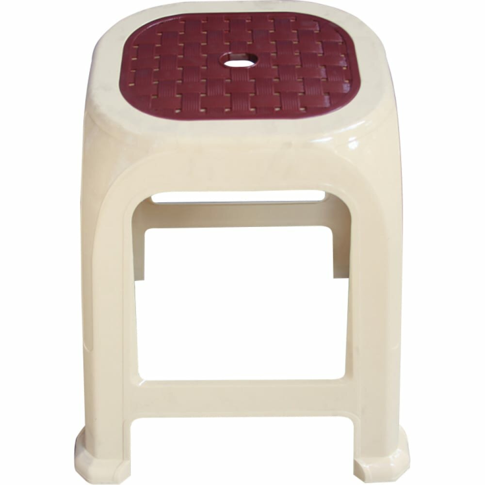 фото Росспласт Табурет Симпатия большой бежевый выс.45см 523020