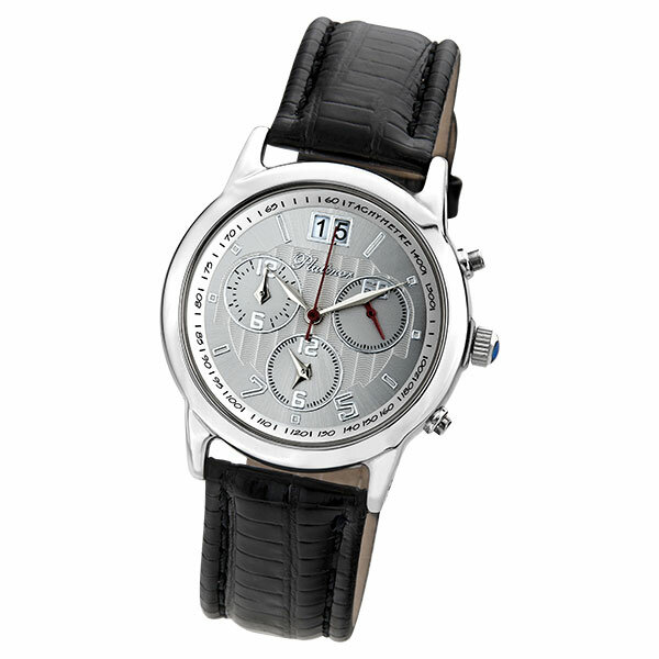 Platinor Мужские серебряные часы «Сальвадор» Арт.: 58400.206