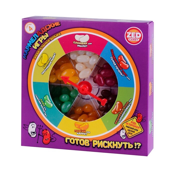 Настольная игра 1Toy "Мармеладские игры. Подарочный набор", 24х120 г, в коробке (КТ94410)