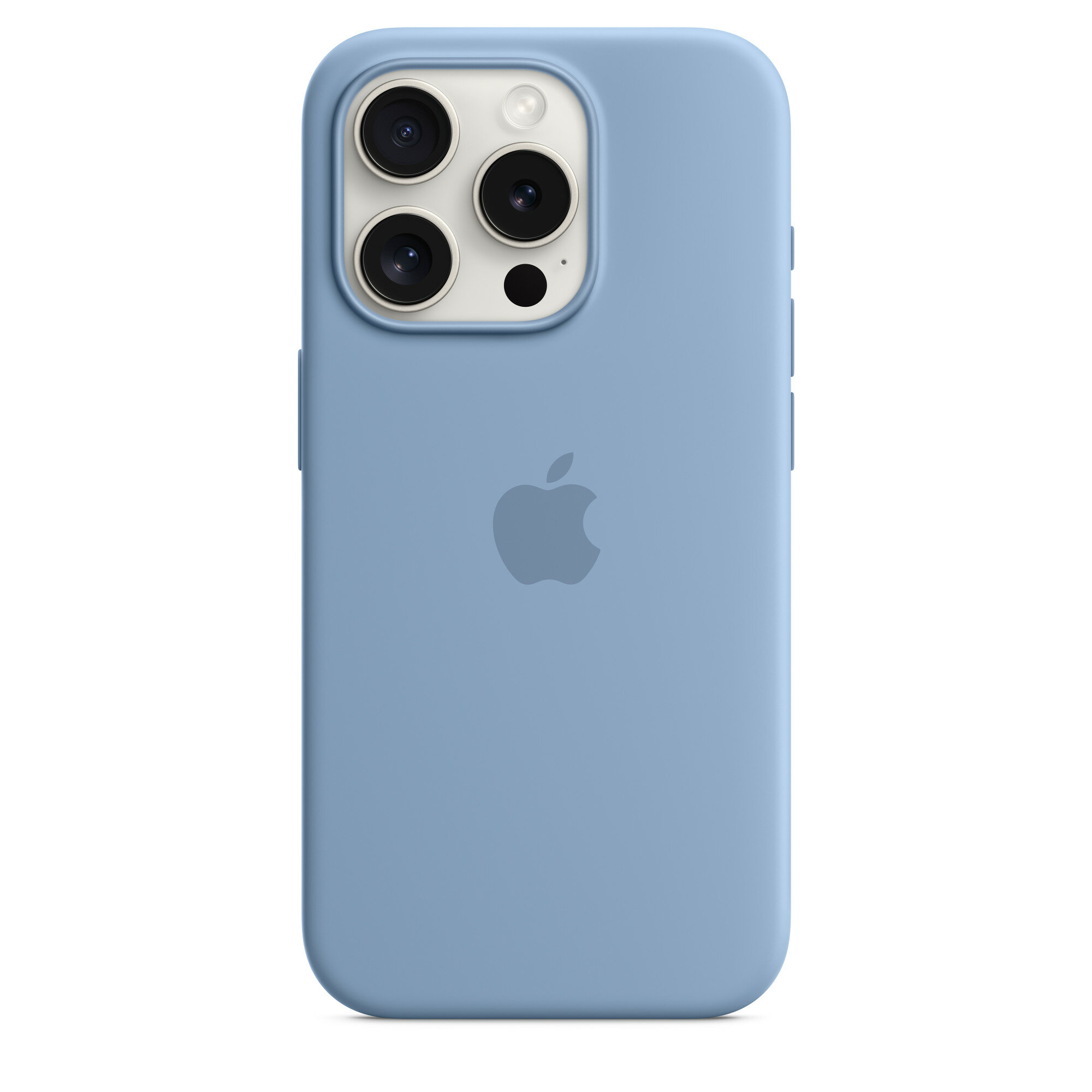 фото Чехол Silicone Case with MagSafe для iPhone 15 Pro Winter Blue