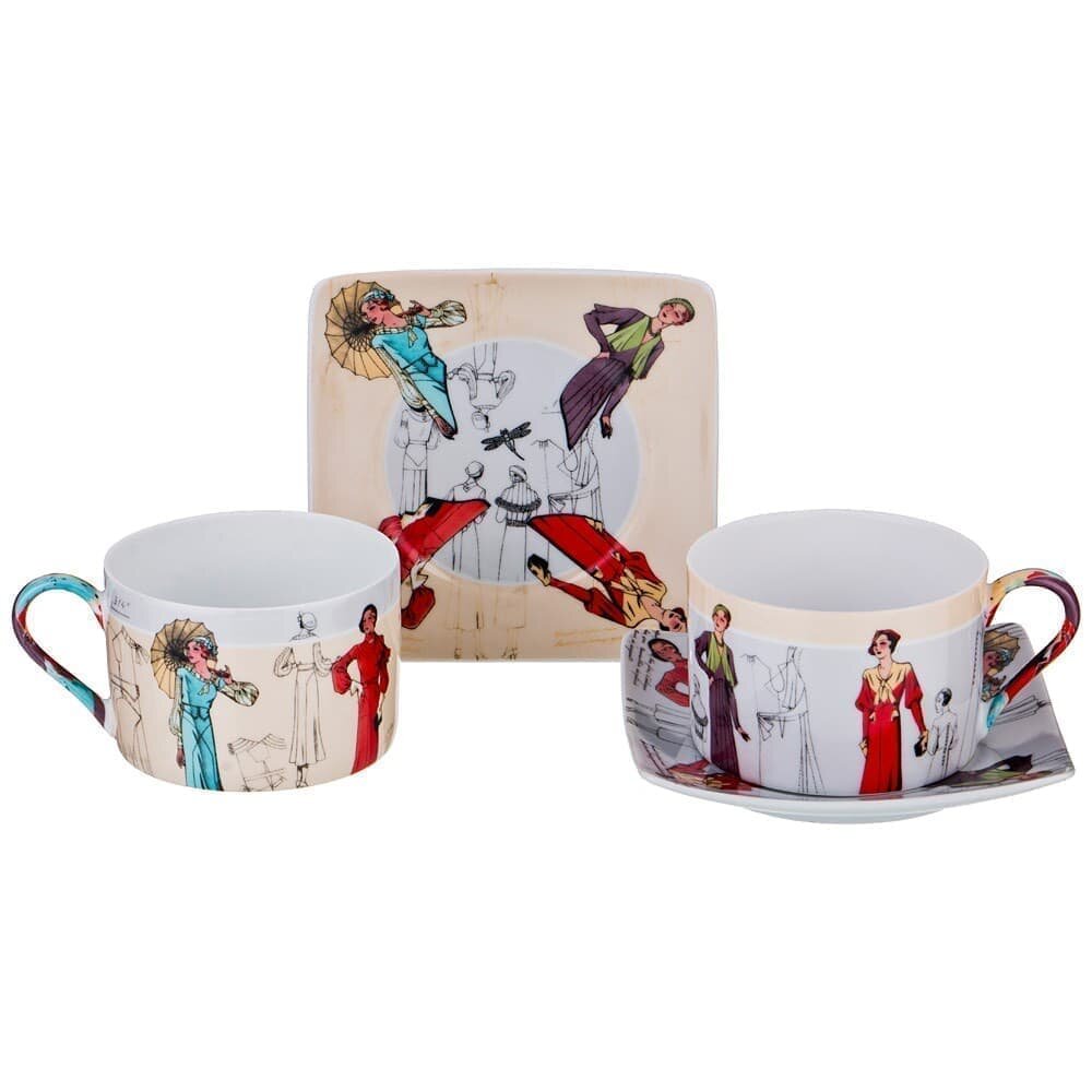 фото Чайный набор lefard "Fashion queen" на 2 пер. 4 пр. 180 мл